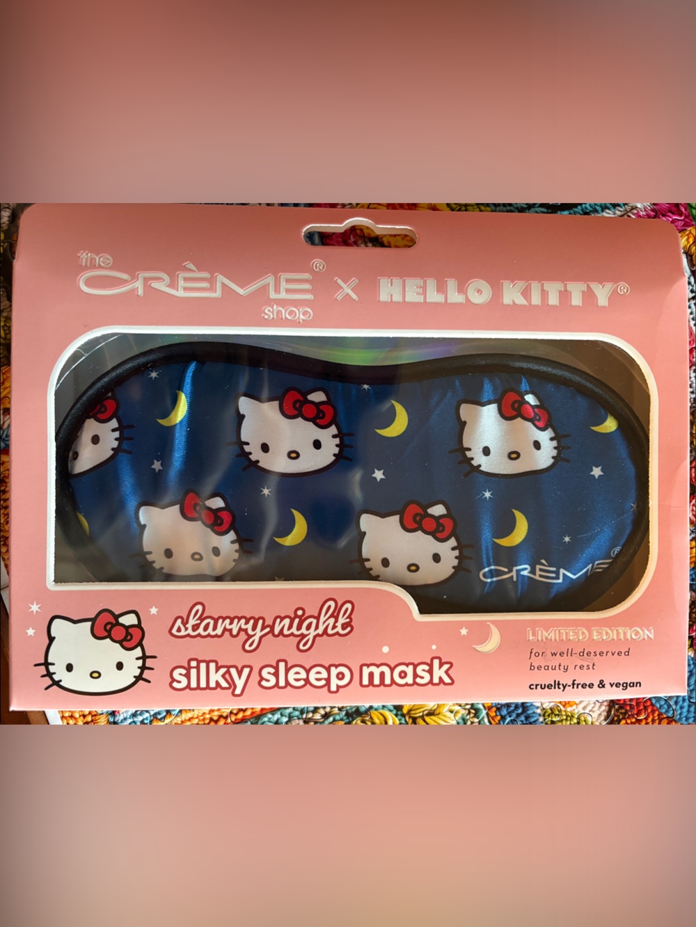 The Crème Shop x Hello Kitty Starry Night Silky Sleep Mask - Navy